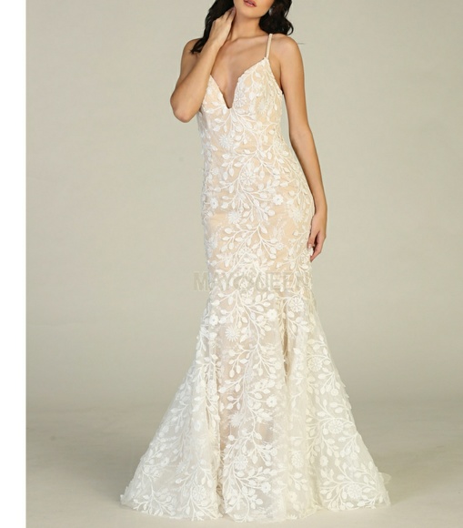 evening bridal dress
